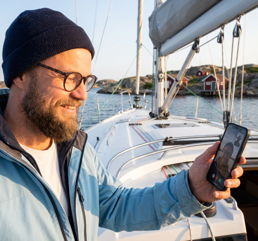 Video Assistance: Let's Check the Boat Together